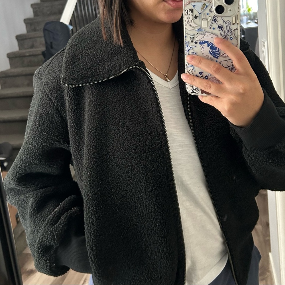 Uniqlo Fleece Bomber Jacket